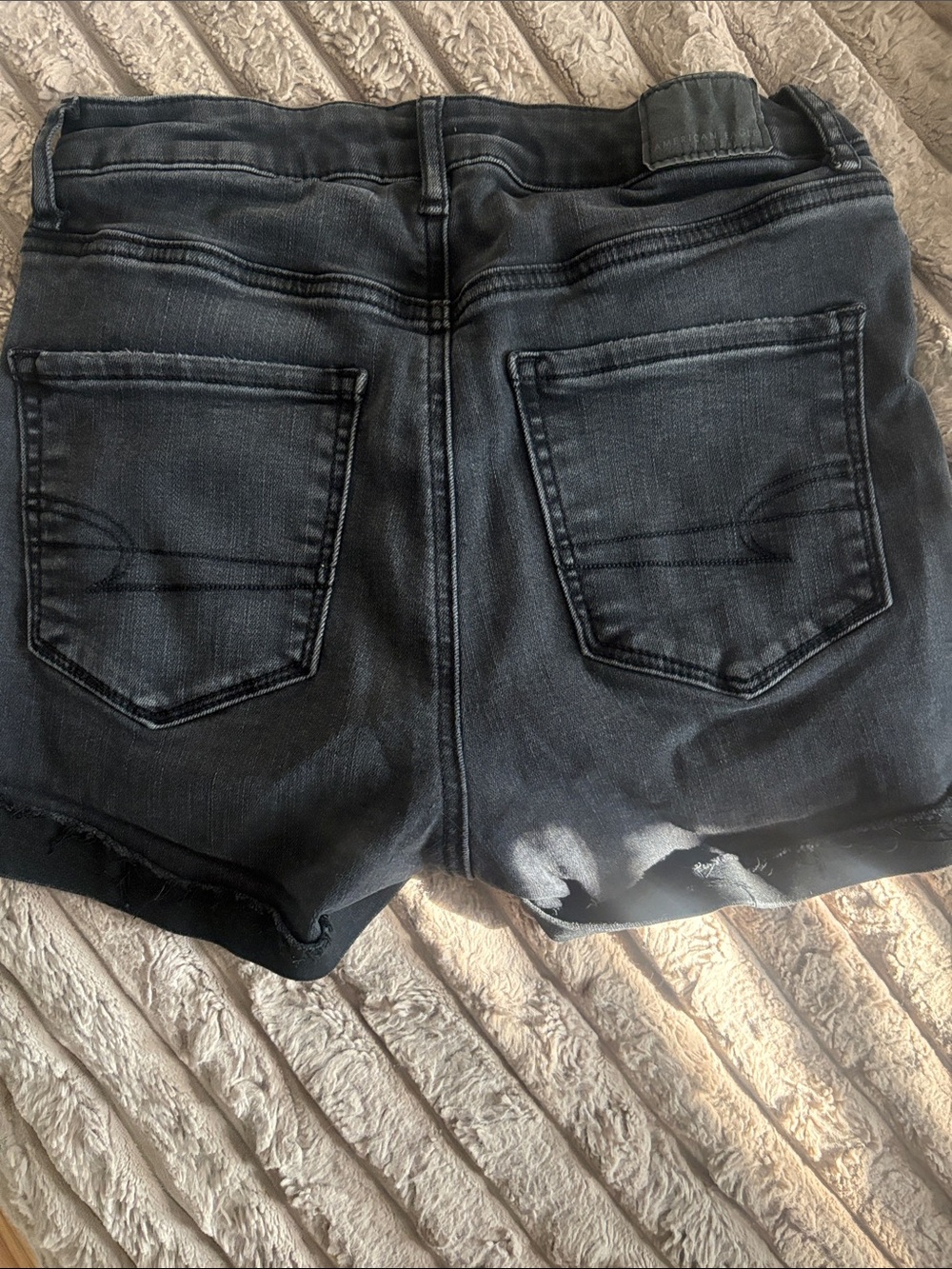 Black Jean shorts